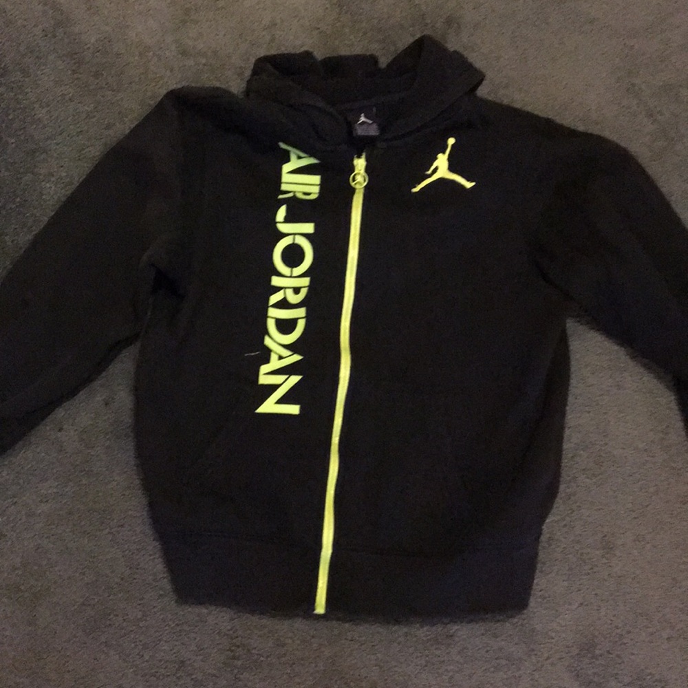 Zip up hoodie.